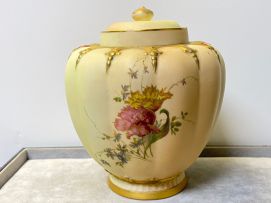 A Royal Worcester two-handled vase, 1890, Rd 101232