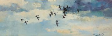 Errol Boyley; Geese in Flight