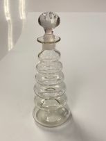 Four novelty glass decanters, 20th century