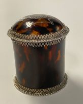 A Victorian tortoiseshell and silver-mounted box, William Comyns & Sons, London, 1898