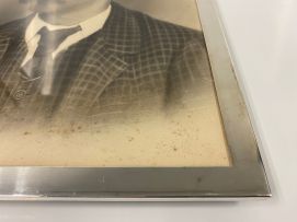A large George V silver picture frame, Sanders & Mackenzie, Birmingham, 1928