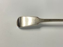 A George IV silver 'Fiddle' pattern basting spoon, William Eaton, London, 1824