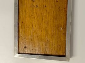 A George V silver picture frame, maker's mark indistinct, Birmingham, 1919