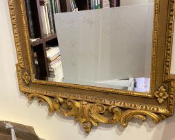 A George II style giltwood mirror