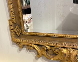 A George II style giltwood mirror