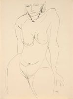 Cecil Skotnes; Female Nude