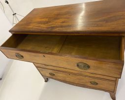 A George III style mahogany chest of drawers
