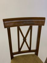 A set of twelve George III style mahogany dining chairs