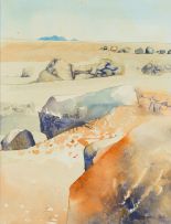 Ulrich Schwanecke; Landscape with Boulders