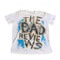 The Bad Reviews; The Bad Reviews Banner, Drawing, Album, and T-shirt, four