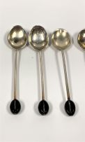 Six Norwegian silver coffee spoons, TH. Marthinsen, sterling