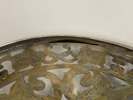 A Spanish silver tray, J Perez, Madrid, 20th century