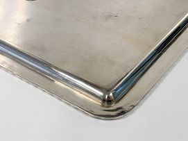 A Spanish silver tray, J Perez, Madrid, 20th century