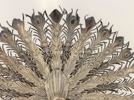 A pair of Spanish silver table ornaments, post 1934