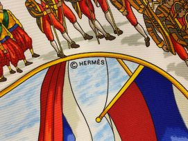 Hermès GRAND CORTÈGE À MOSCOU silk scarf, designed by Michel Duchêne, introduced 1992