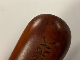 A Boer War prisoner of war fruitwood spectacle case, Bermuda