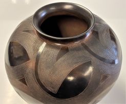 Ian Garrett; Vessel with Radiating Leaf Motifs