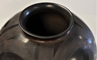 Ian Garrett; Vessel with Radiating Leaf Motifs