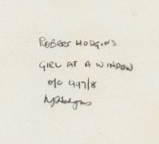 Robert Hodgins; Girl at a Window