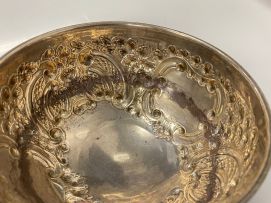 An Edward VII silver rose bowl, George Nathan & Ridley Hayes, Chester, 1907