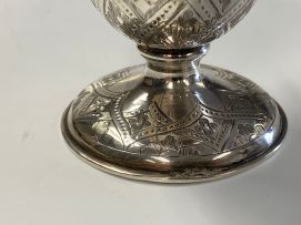 A Victorian silver christening mug, Smith, Nicholson & Co, London, 1861