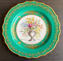 A set of four Copeland Spode cabinet plates retailed by T Goode & Co, London, circa 1891