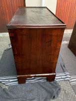 A George III walnut chest-on-chest