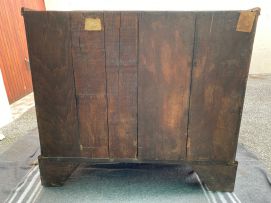 A George III walnut chest-on-chest