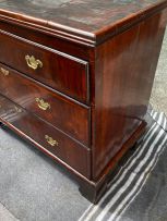 A George III walnut chest-on-chest