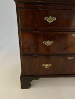 A George III walnut chest-on-chest