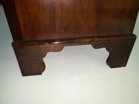 A George III walnut chest-on-chest