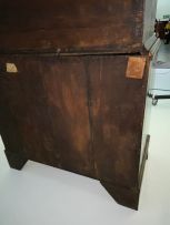 A George III walnut chest-on-chest