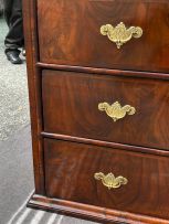 A George III walnut chest-on-chest