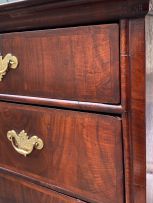 A George III walnut chest-on-chest