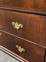 A George III walnut chest-on-chest