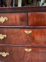 A George III walnut chest-on-chest