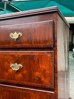 A George III walnut chest-on-chest