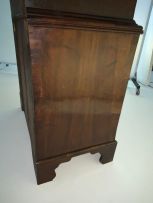 A George III walnut chest-on-chest