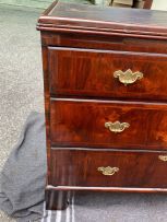 A George III walnut chest-on-chest