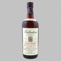 Blind Tiger Gin for a year, Ballentine’s Whisky and Richard Scott painted Wine Bottle