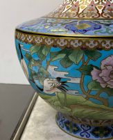 A Chinese cloisonné vase, 20th century