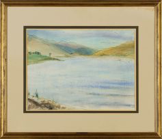 Maud Sumner; Landscape with Lake and Hills