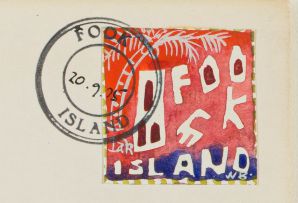 Walter Battiss; Fook Island Envelope