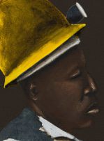 Sam Nhlengethwa; Portrait III