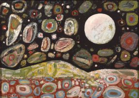 Nicolaas Maritz; Landscape with Full Moon