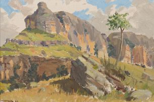 Willem Hermanus Coetzer; Mountainous Landscape