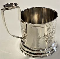 A Russian silver tea glass holder, Anatoly Apollonovich Artsybashev, Moscow, 1893