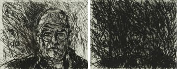 William Kentridge; Copper Notes, States 10 and 11, two