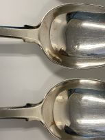 Six silver 'Fiddle' pattern dessert spoons, Paul Storr, London, 1816 - 1835