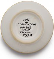 Clementina van der Walt; Africa Café, part dinner service, forty-six pieces